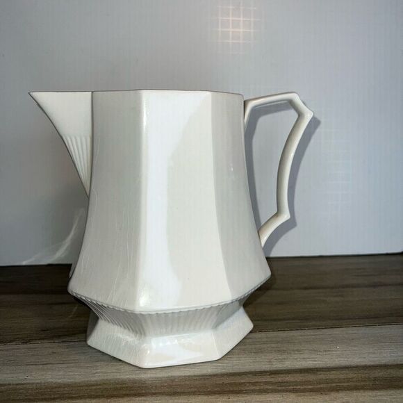 Vintage Independence Iron Stone 1776 Water Pitcher/Pot By Interpace Japan Open T - Picture 1 of 8